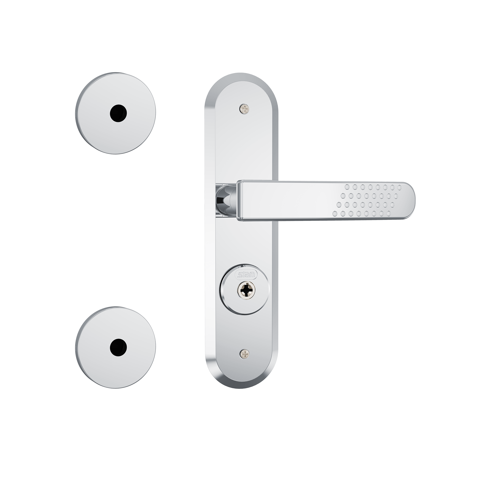 Fechadura Inox Stam - Kit 1800/21 - Gravia