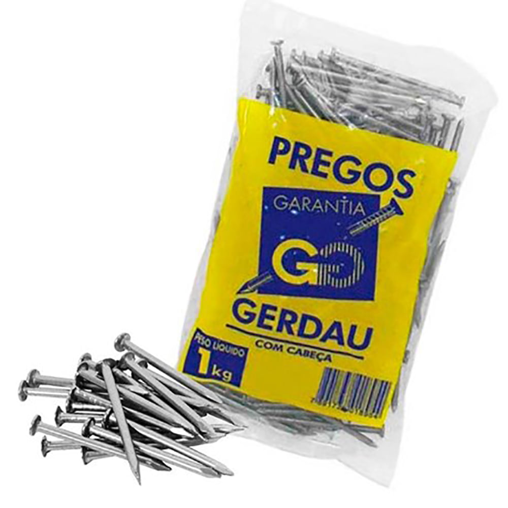 Prego 17x27 Gerdau Gravia Gravia Prego 17x27 Gerdau Gravia Gravia
