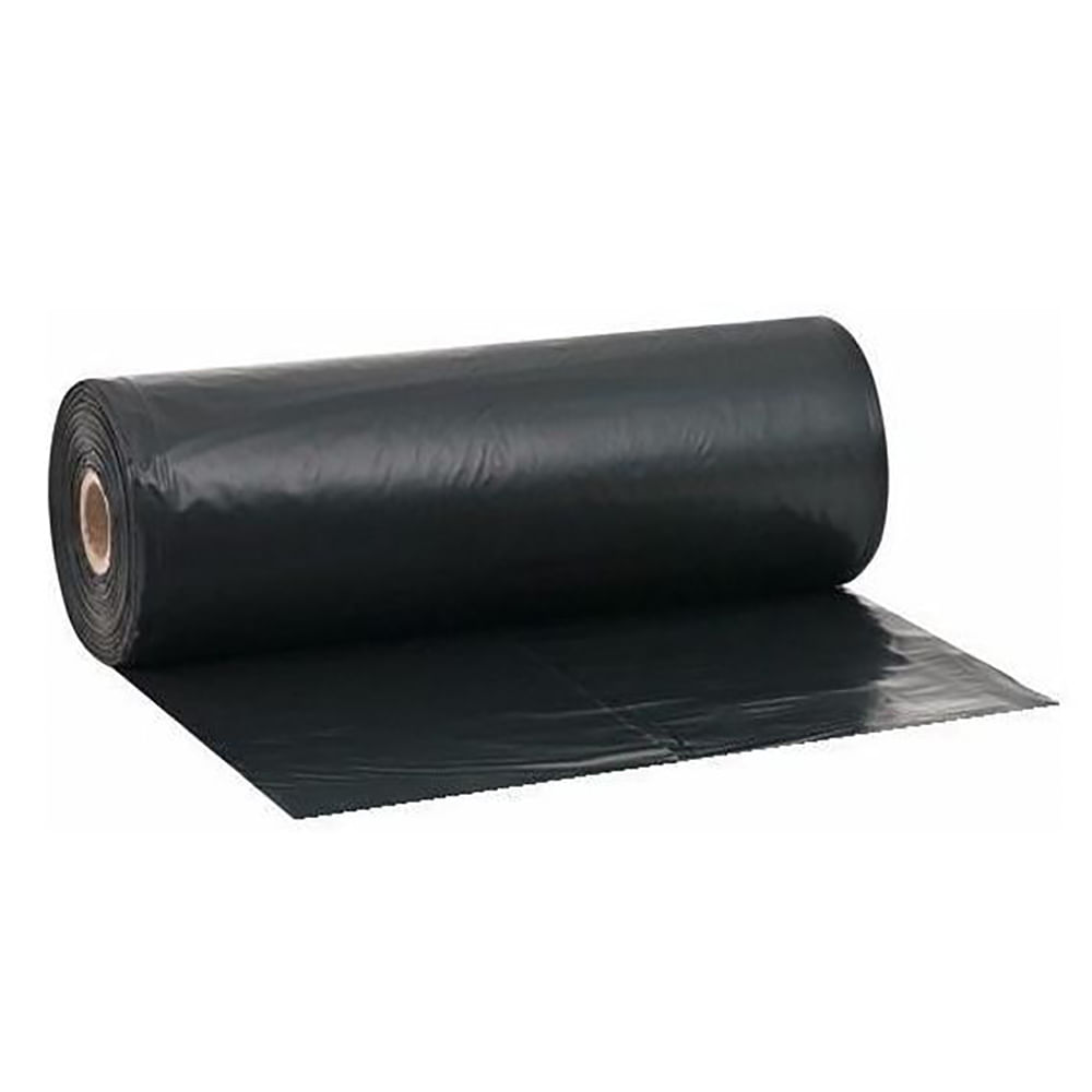 Lona Plástica Preta 8x100m - 50 Micras - Gravia