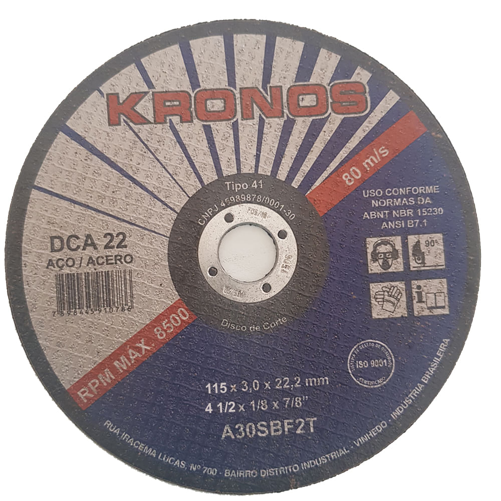 Disco de Corte 4.1/2
