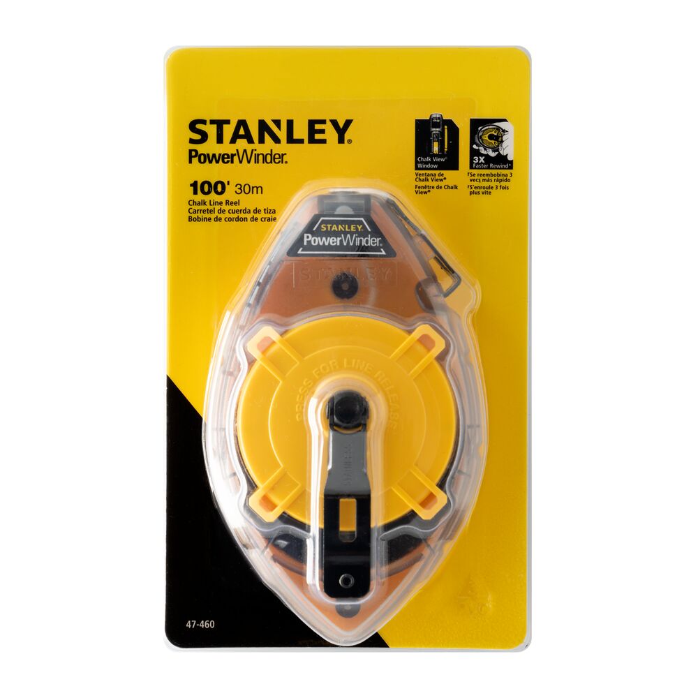 Stanley 47-460 PowerWinder Chalk Reel, 100