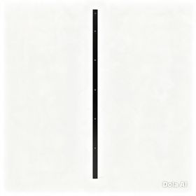 Poste-Gradil-Preto-40X60X155mm-250m-Base-Chumbada